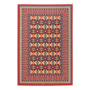 گلیم ماشینی یک و نیم متری دنیای فرش کد 615