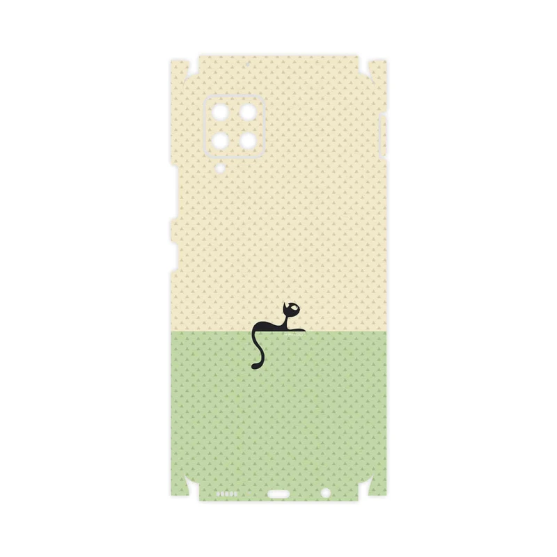 برچسب پوششی ماهوت مدل Minimal Internet Cat Icon-FullSkin مناسب برای گوشی موبایل سامسونگ Galaxy A42