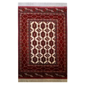 فرش دستباف سه متری طرح ترکمن مدل AA217