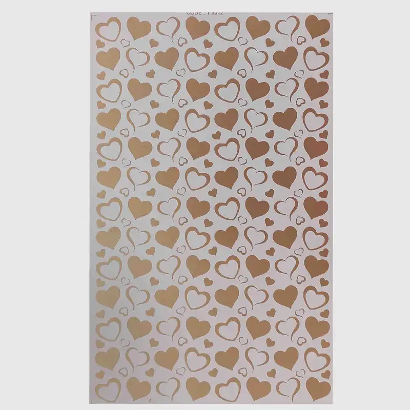 برچسب ترنسفر مدل قلب کد 001