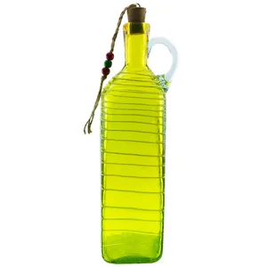 بطری شیشه ای طرح چهارگوش نواری کد 269 
