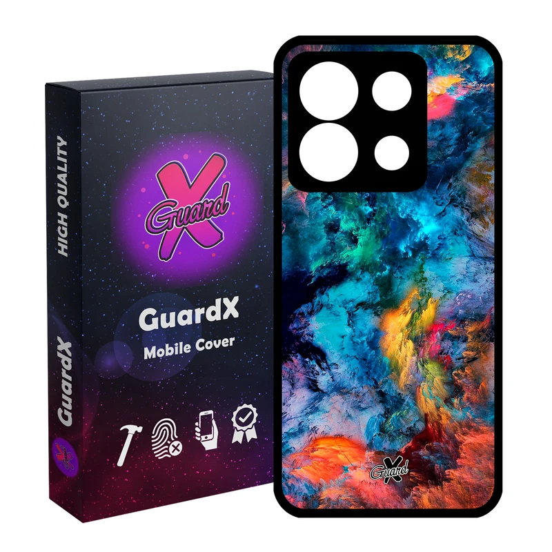 کاور گارد ایکس طرح Colors مدل Glass10117 مناسب برای گوشی موبایل شیائومی Redmi Note 13 5G