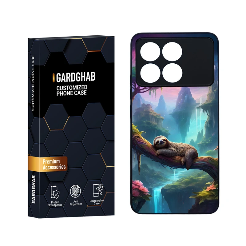 کاور گارد قاب مدل هنری مناسب برای گوشی موبایل شیائومی Redmi K70 / K70 Pro / Poco F6 Pro 5G