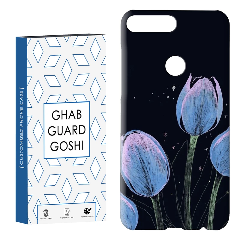 کاور قاب گارد گوشی طرح گل کد Dimo-325 مناسب برای گوشی موبایل هوآوی Y7 2018 / Y7 Prime 2018 / Honor 7C 