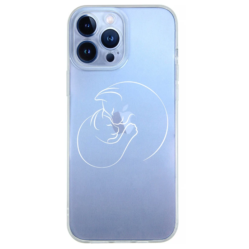 کاور مگافون طرح گربه مدل C61-W مناسب برای گوشی موبایل اپل iPhone 14 Pro Max