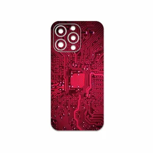 MAHOOT Red-Printed-Circuit-Board Cover Sticker for Apple iphone 13 Pro
