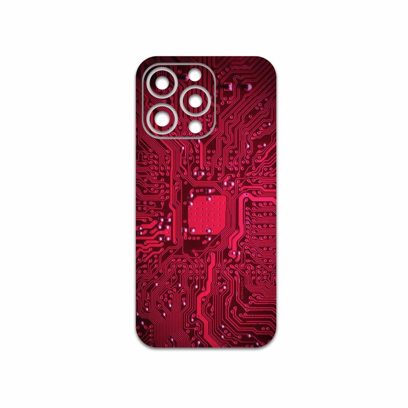 برچسب پوششی ماهوت مدل Red-Printed-Circuit-Board مناسب برای گوشی موبایل اپل iphone 13 Pro