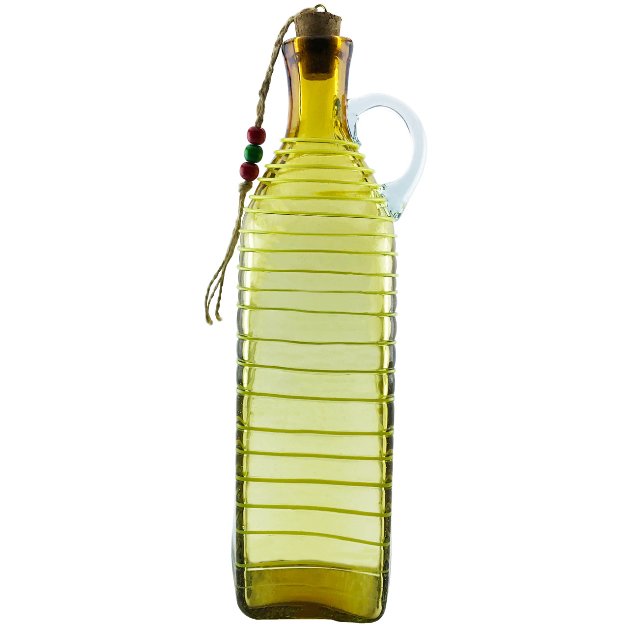 بطری شیشه ای طرح چهارگوش نواری کد 265 