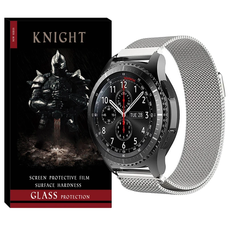 بند نایت مدل Milanese مناسب برای ساعت هوشمند سامسونگ Galaxy Watch Active 1 / Active 2 40mm / Active 2 44mm / Watch 3 41mm