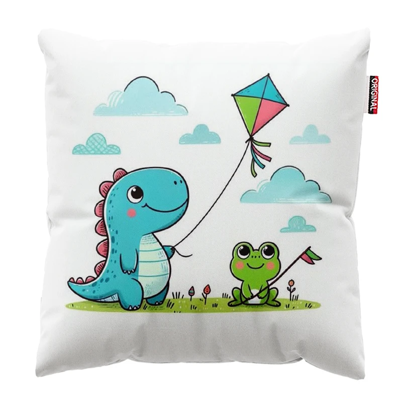 کوسن کودک پاد آفرین مدل قورباغه و بادبادک سایز 30*30 سانتی متر