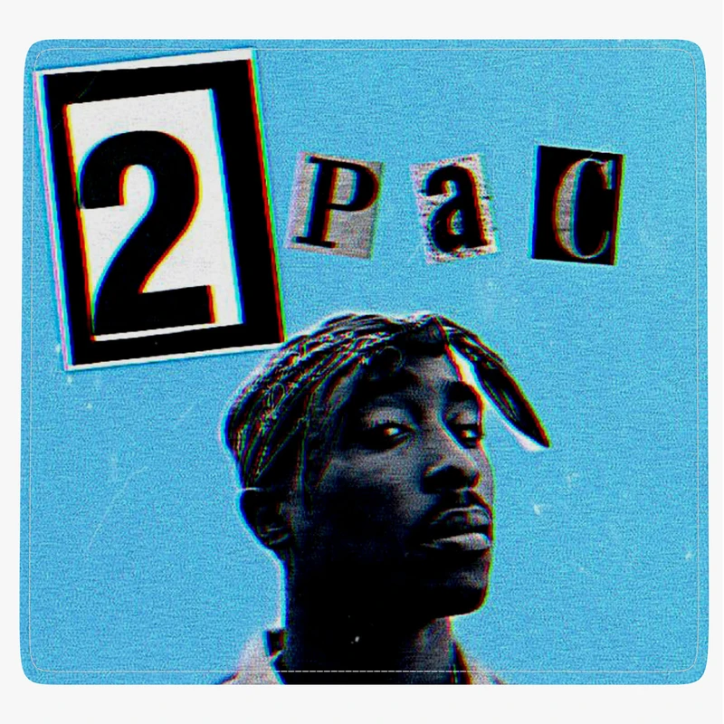 ماوس پد آی تمر مدل توپاک 2pac کد 348