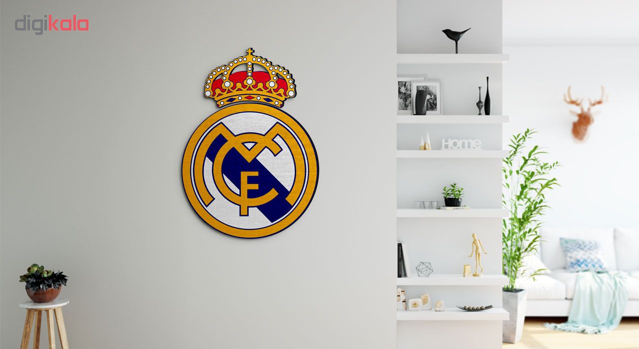 استیکر چوبی دکوماس طرح رئال مادرید کد Real Madrid DMS-WS102