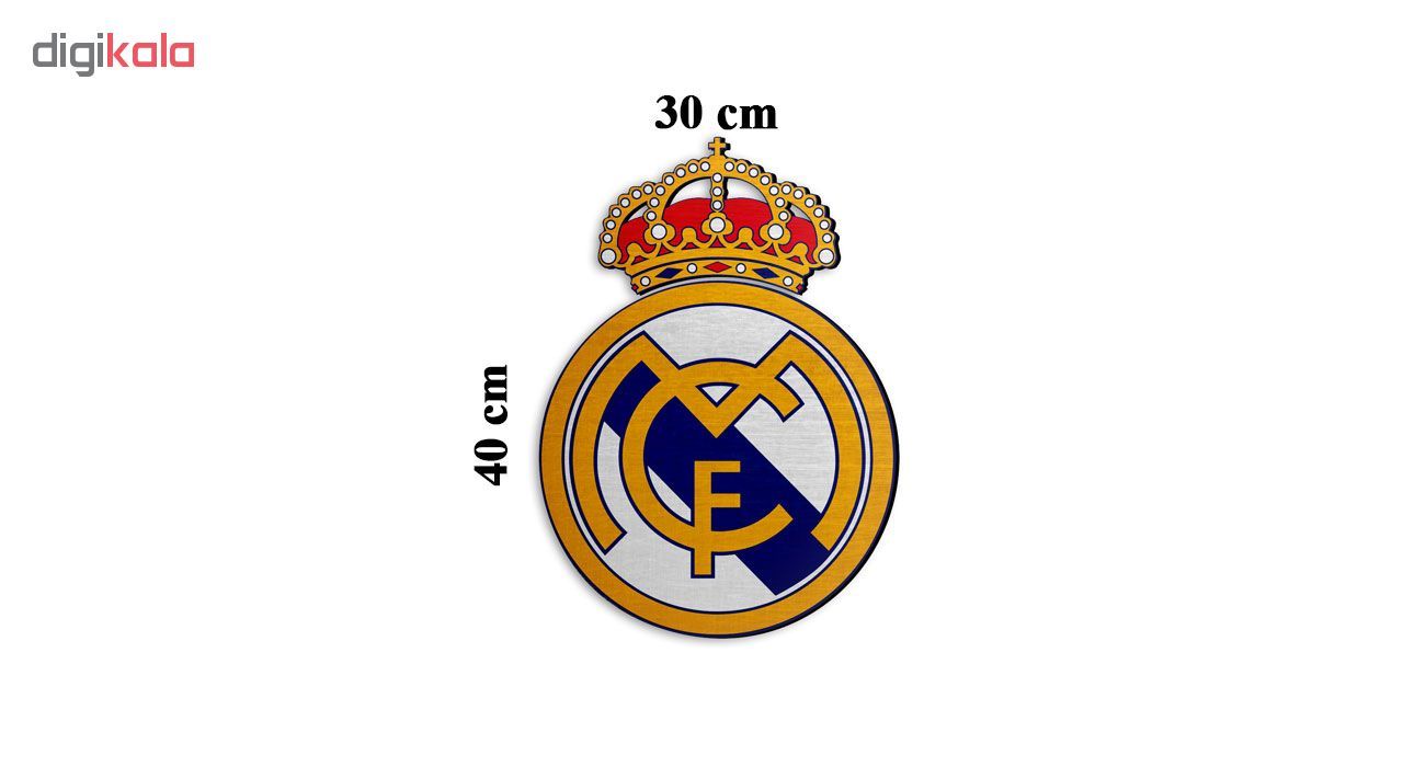 استیکر چوبی دکوماس طرح رئال مادرید کد Real Madrid DMS-WS102