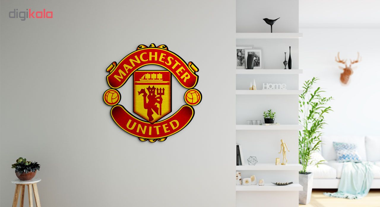 استیکر چوبی دکوماس طرح منچستر یونایتد کد Manchester United DMS-WS103