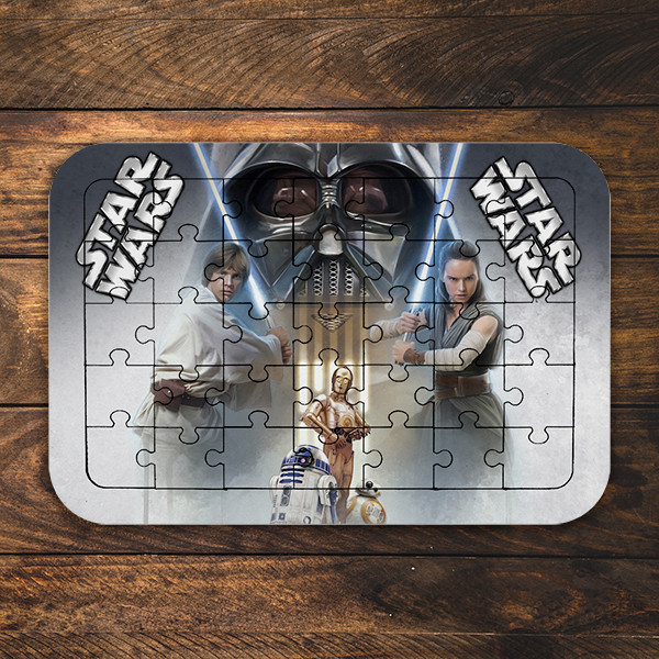 پازل 35 تکه طرح Star Wars مدل NI1109 پازل 35 تکه طرح Star Wars مدل NI1109