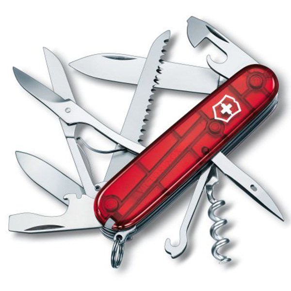 چاقوی ویکتورینوکس مدل Huntsman Lite Red Trans کد 17915T