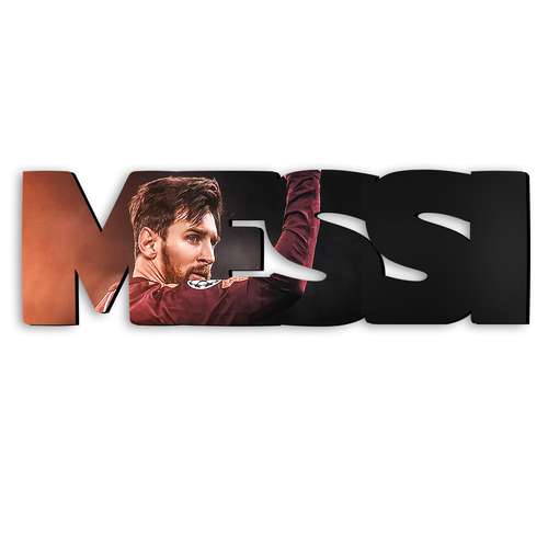 استیکر چوبی دیکوماس طرح لیونل مسی کد Messi DMS-WS113    