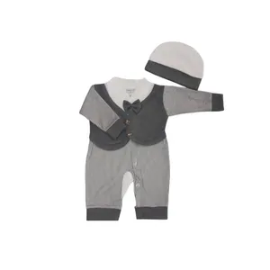 ست سرهمی و کلاه نوزادی مدل جلیقه ای