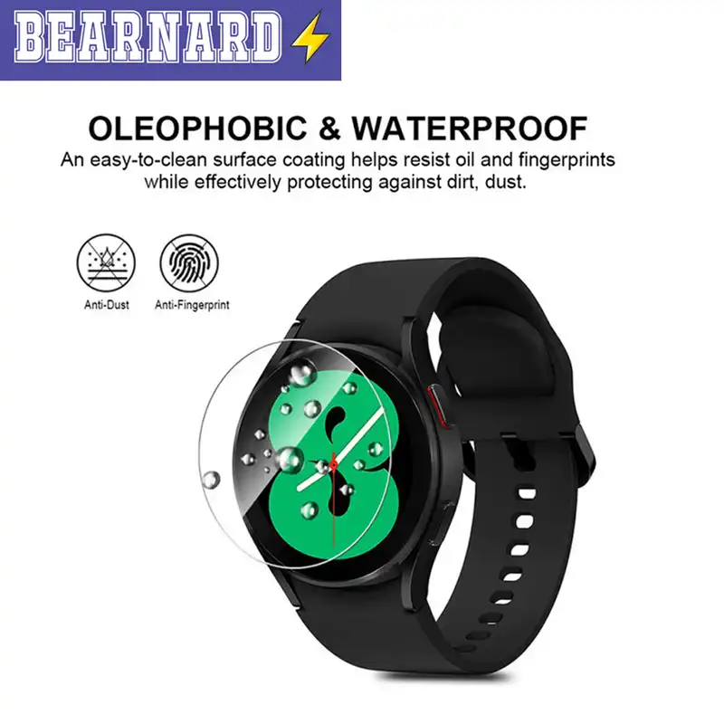 محافظ صفحه نمایش شیشه‌ای برنارد مدل SH-BR مناسب برای ساعت هوشمند سامسونگ Galaxy Watch 3 45mm بسته سه عددی