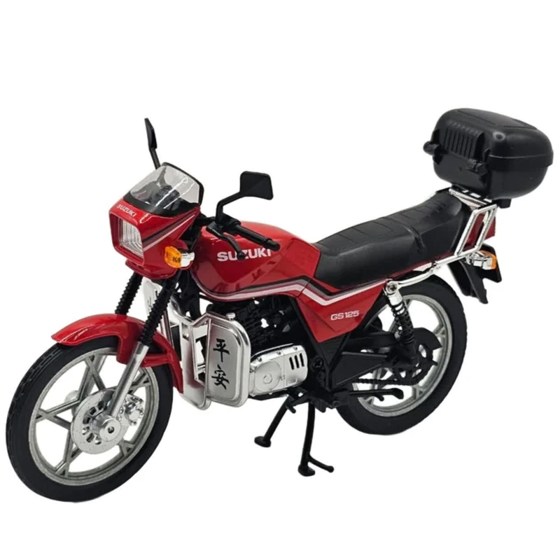 ماکت موتور بازی ناب سل مدل سوزوکی جی اس 125 فلزی چراغدار موزیکال کد 1:12SUZUKI GS125 MOTORCYCLE