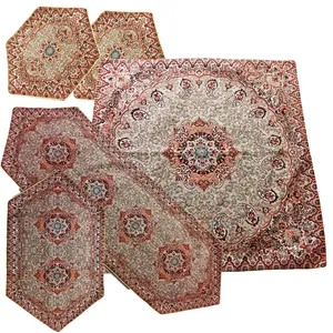 ست رومیزی ترمه مجموعه 5 عددی