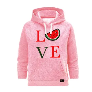 هودی زنانه مدل LOVE کد J11 رنگ صورتی