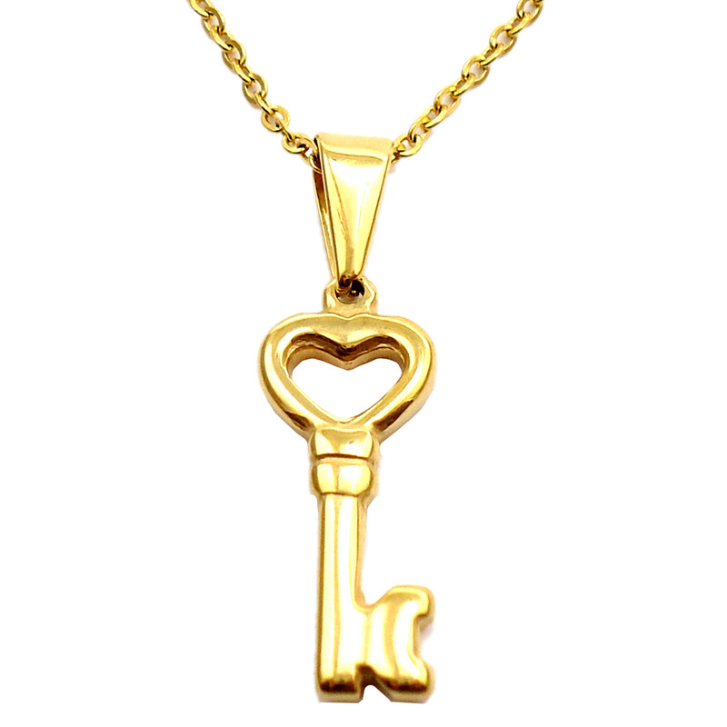 آویز ساعت آی جواهر طرح کلید کد 11669AV