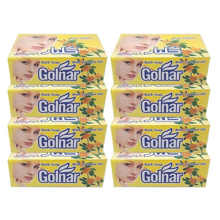 صابون شستشو گلنار مدل لیمویی بسته 6 عددی