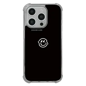 AKAM AMCWTA15PRO-HAPPY FACE8 Cover For Apple iPhone 15 Pro