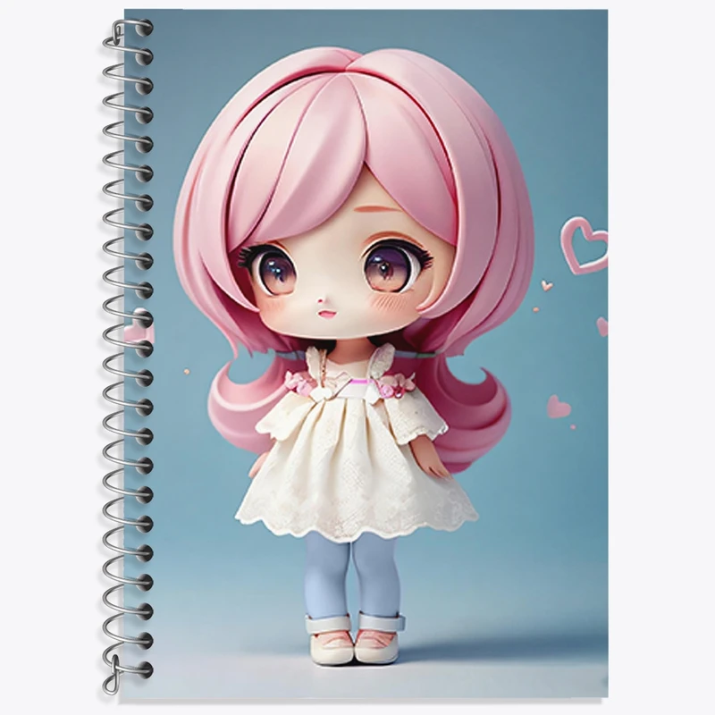 دفتر لغت 50 برگ خندالو طرح دخترانه (Girlish) کد 36883