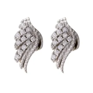 گوشواره نقره طرح بال
