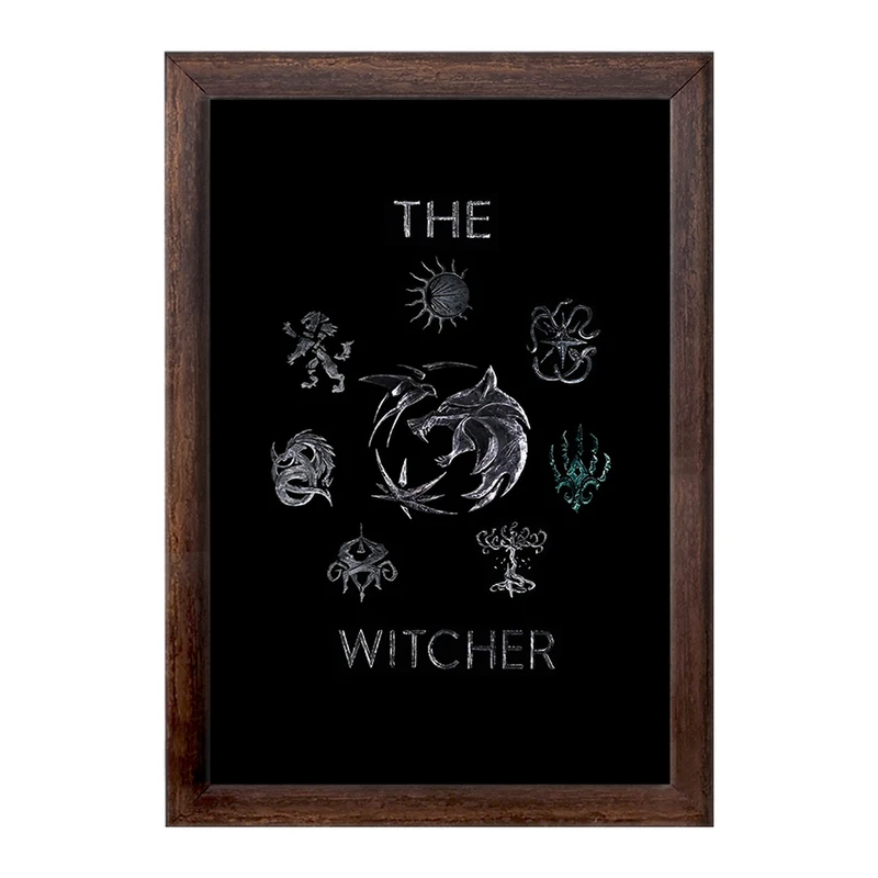 تابلو خندالو طرح سریال ویچر Witcher کد 27422