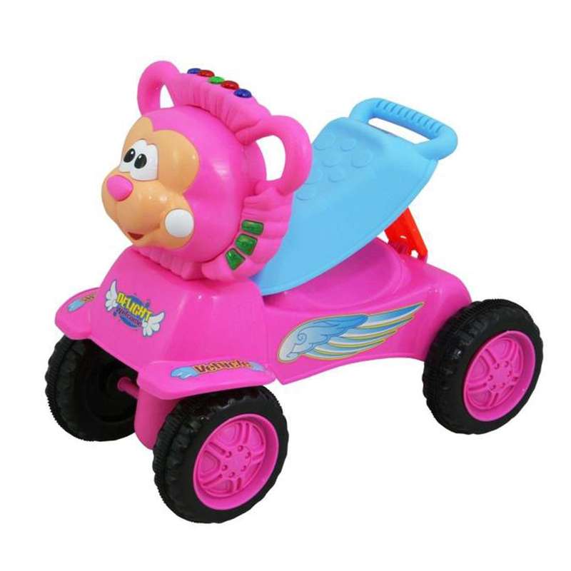 واکر موزیکال کودک بی بی میکس مدل شیر PL 318896 سایز 0 تا 6 ماه