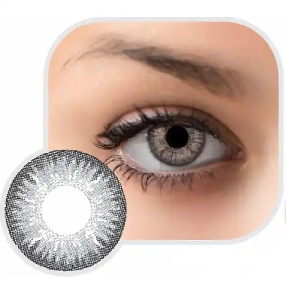 لنز چشم گلمور مدل 10 رنگ خاکستری