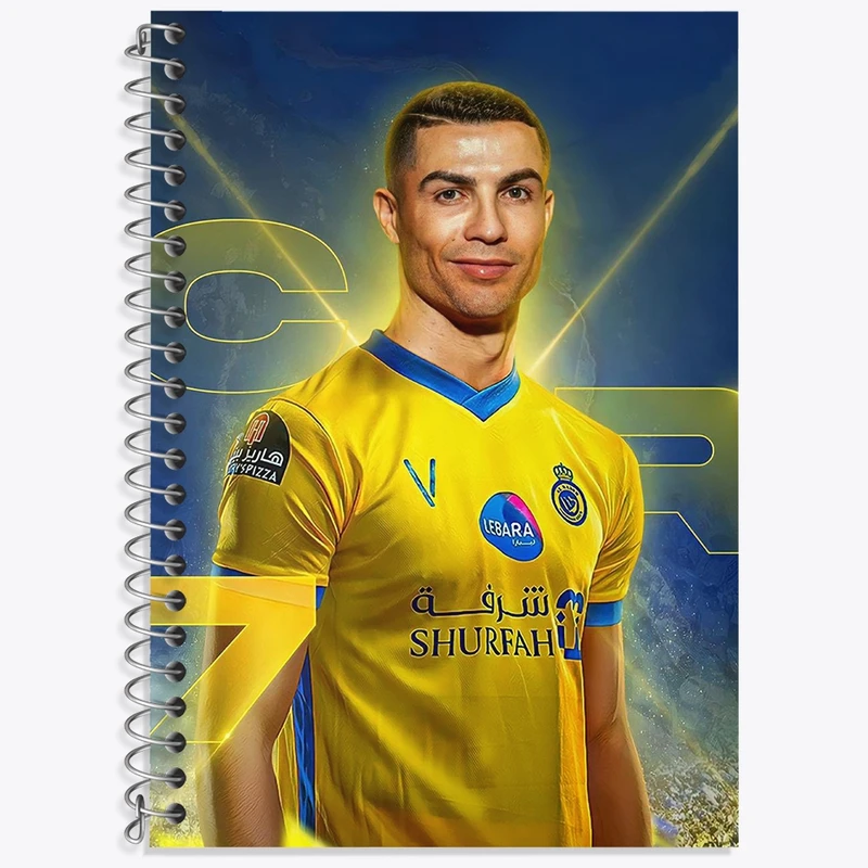 دفتر لغت 50 برگ خندالو طرح کریستیانو رونالدو کد 36426