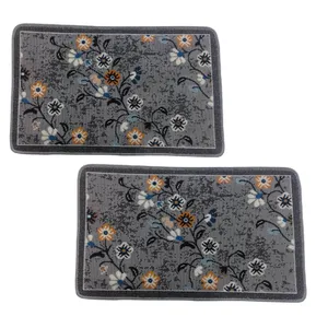 پادری مدل گلیم ماشینی کاشان سایز 80x50 سانتی متر مجموعه دو عددی