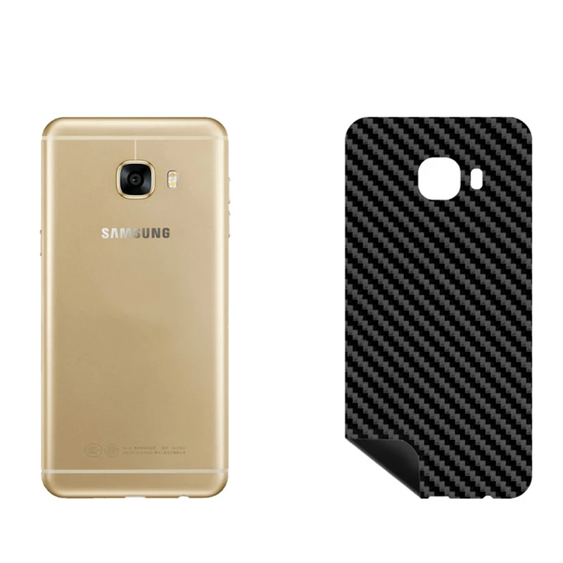 برچسب پوششی بستور مدل BT-Fiber طرح فیبر کربن مناسب برای گوشی موبایل سامسونگ Galaxy C5