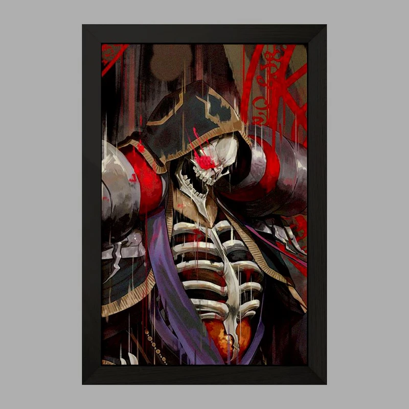 تابلو خندالو مدل اینز ساما انیمه اورلرد Overlord  کد 18321