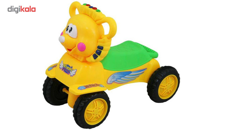 واکر موزیکال کودک بی بی میکس مدل شیر PL 318896 سایز 0 تا 6 ماه