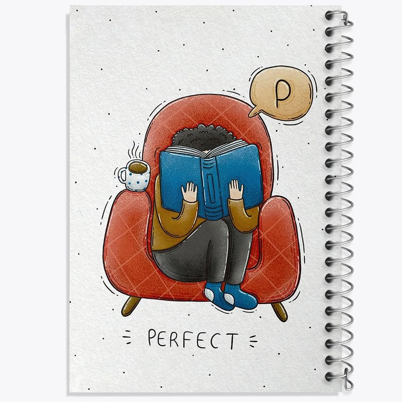 دفتر مشق 50 برگ خندالو مدل کتاب خوان کد 5403