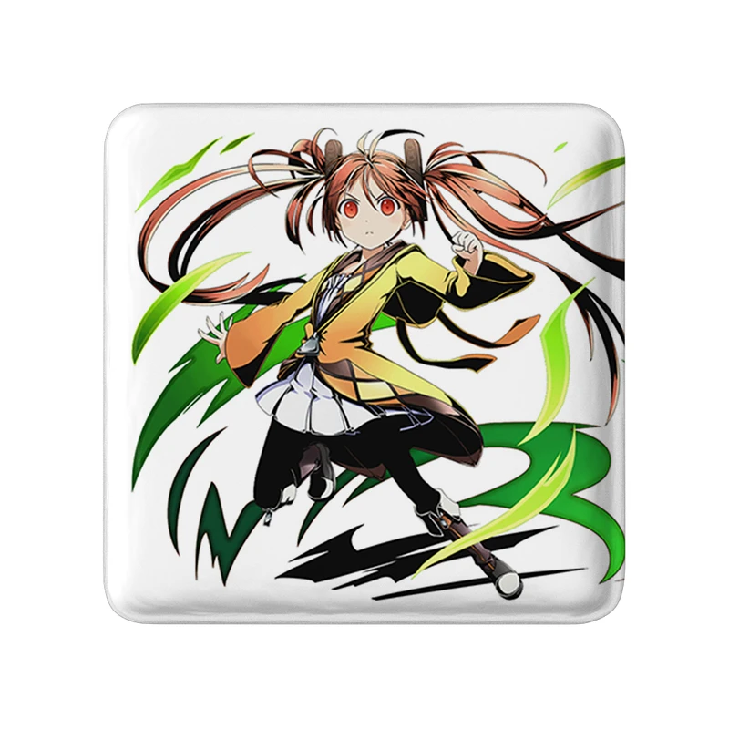 پیکسل خندالو طرح انجو انیمه گلوله سیاه مدل مربعی کد 35806