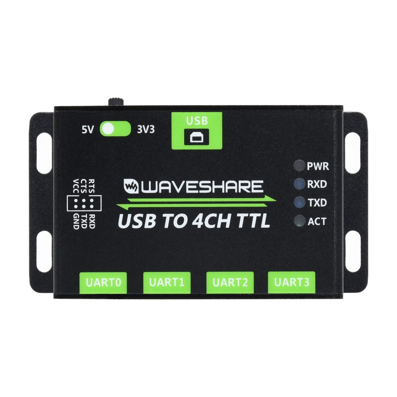 مبدل صنعتی USB به UART ویوشیر مدل USB TO 4CH TTL
