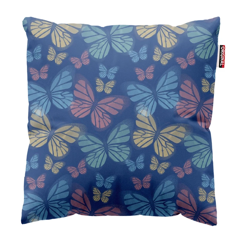 کوسن پاد آفرین طرح پروانه کد 3913 سایز 30*30 سانتی متر