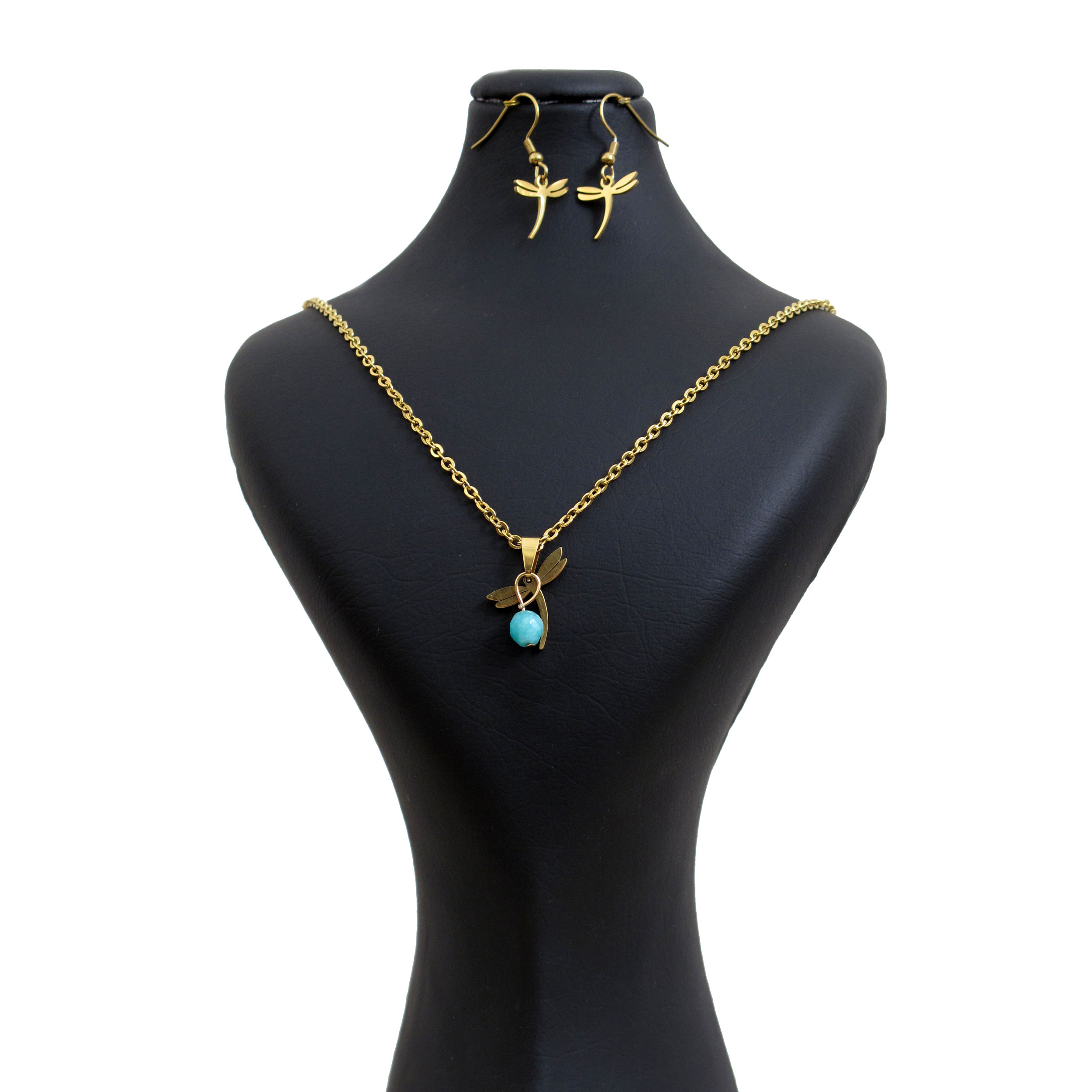 نیم ست زنانه طرح سنجاقک مدل S.13