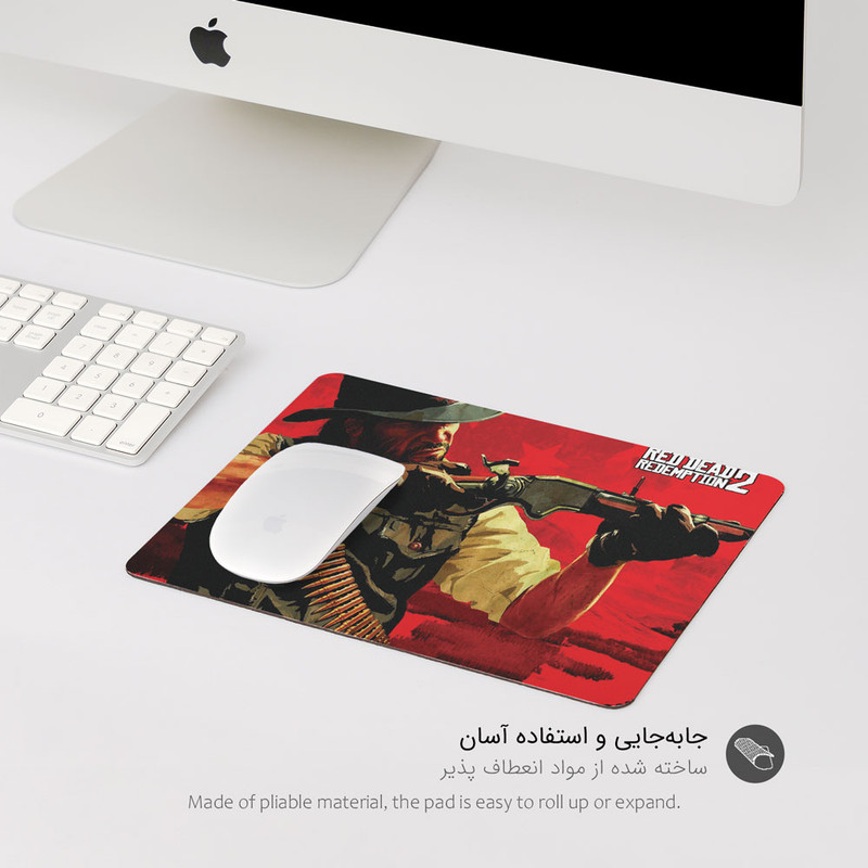 ماوس پد پیکسل میکسل مدل RED DEAD REDEMPTION کد GARD09 1