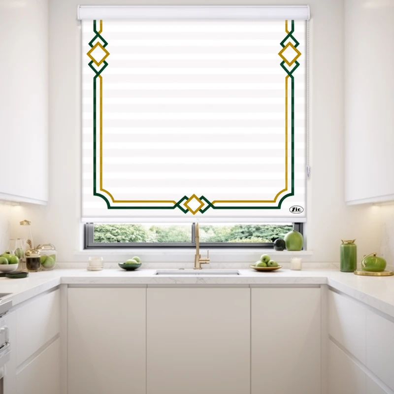 پرده زبرا بازرگانی زیو مدل LU-120 سایز 150 × 100 سانتی‌متر