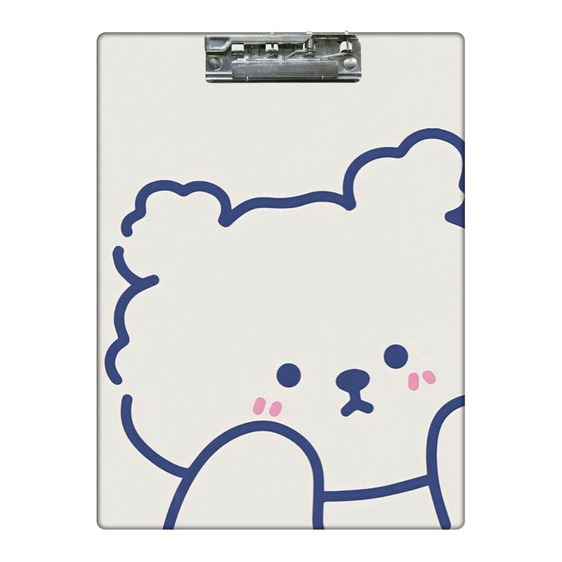 تخته شاسی طرح خرس فرفری مینیمال کد  6658467 سایز A4