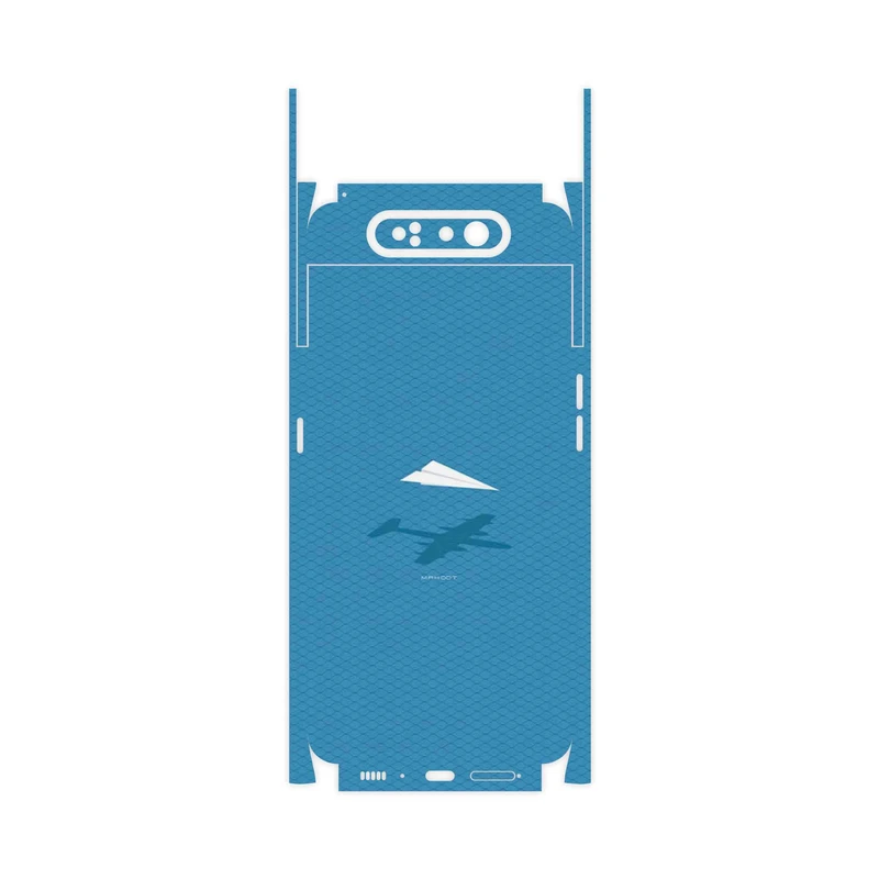 برچسب پوششی ماهوت مدل Minimal Paper Airplane-FullSkin مناسب برای گوشی موبایل سامسونگ Galaxy A80