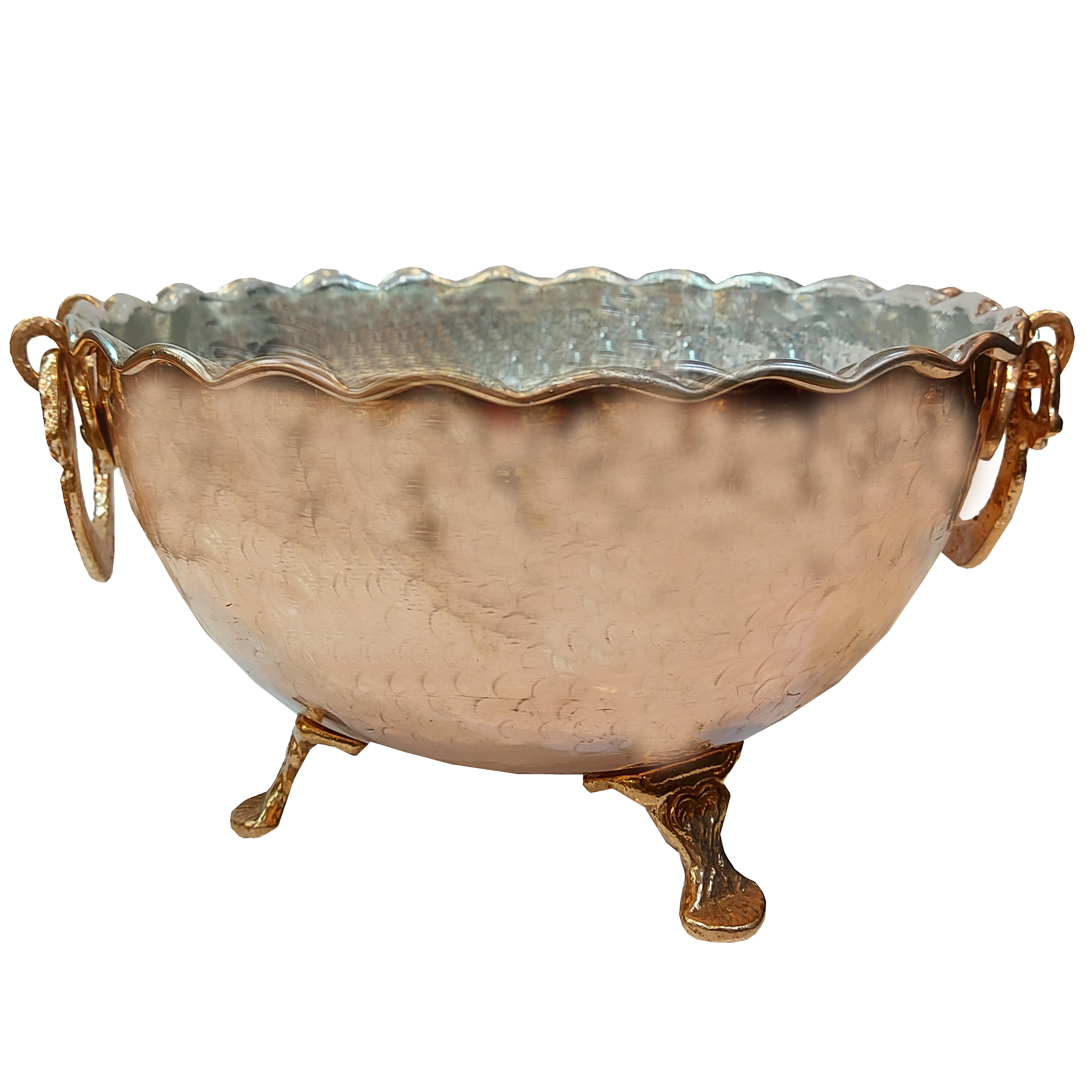 میوه خوری مسی مدل چکش کاری کد 8745