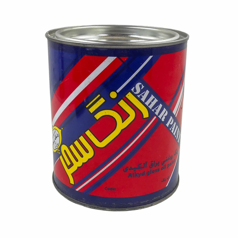 رنگ روغنی براق آلکیدی سفید سحر مدل W701 وزن 980 گرم